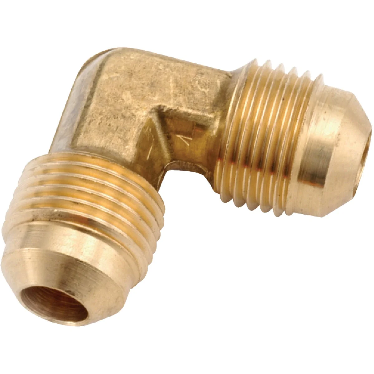Refined Anderson Metals 3 8 In. x 3 8 In. 90 Deg. 2-Way Flare Brass Elbow 1 4 Bend Sustainable