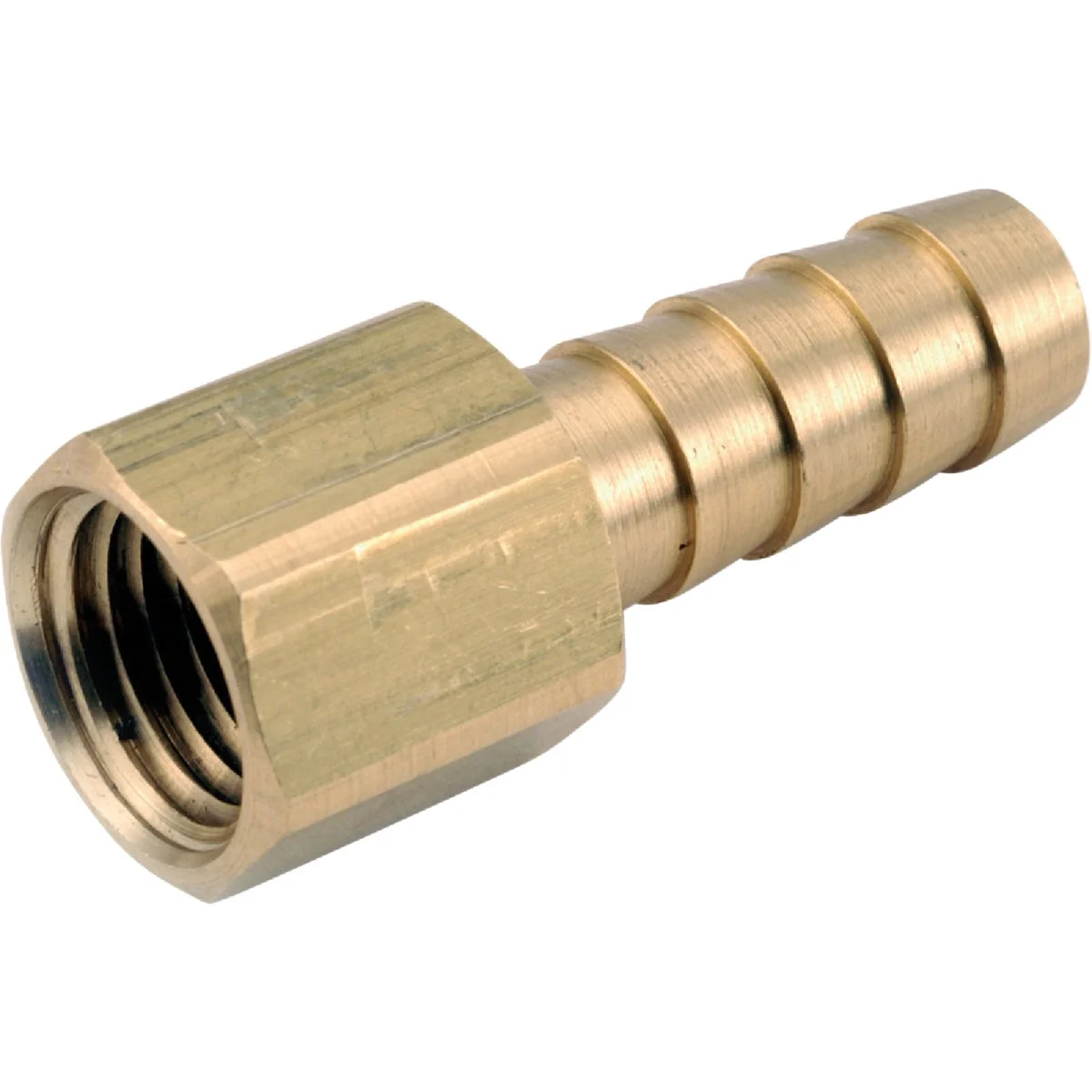 Fine Crafted Anderson Metals 5 16 In. ID x 1 4 In. FPT Brass Hose Barb Unique