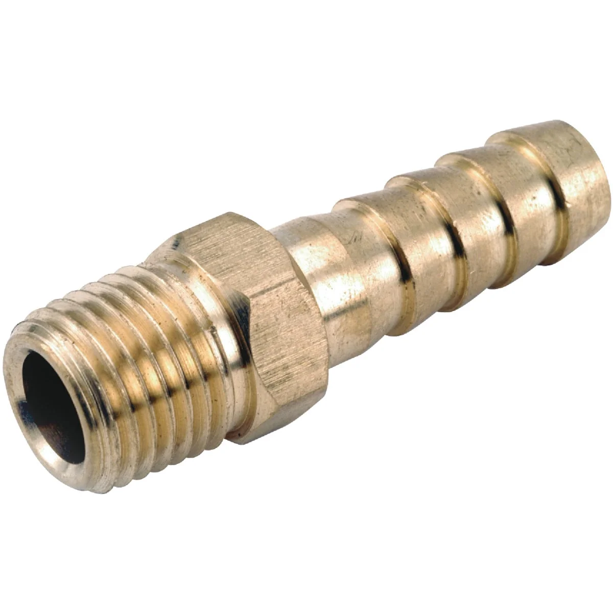 Recyclable Anderson Metals 1 4 In. ID x 3 8 In. MPT Brass Hose Barb Premium Material