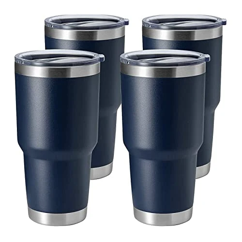 Green 30oz Stainless Steel Tumbler 4 Count High-Grade