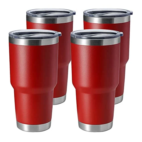 Exceptional 30oz Stainless Steel Tumbler 4 Count High-Quality