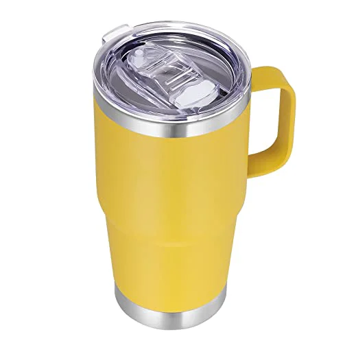 Enhanced 20 oz Tumbler with Handle Insulated Travel Coffee Mug Optimized