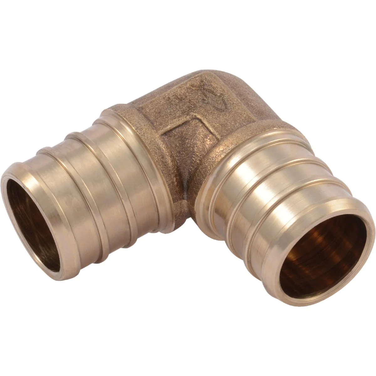 Comfortable SharkBite 3 4 In. x 3 4 In. Barb 90 Deg. Brass PEX Elbow 1 4 Bend 10-Pack Powerful