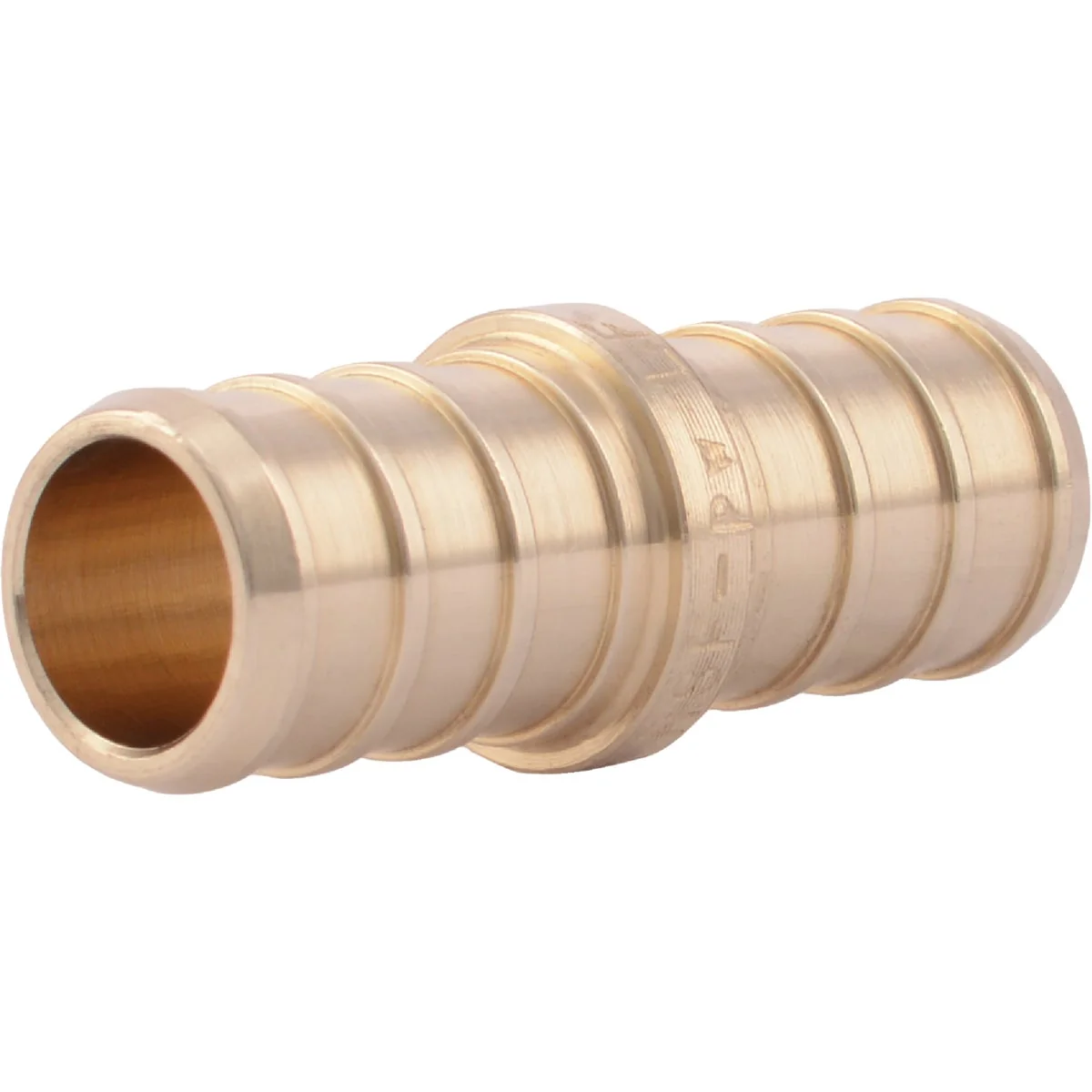 Long-Lasting SharkBite Lead- Insert 1 2 In. Barb x 1 2 In. Barb Brass PEX Coupling Excellent