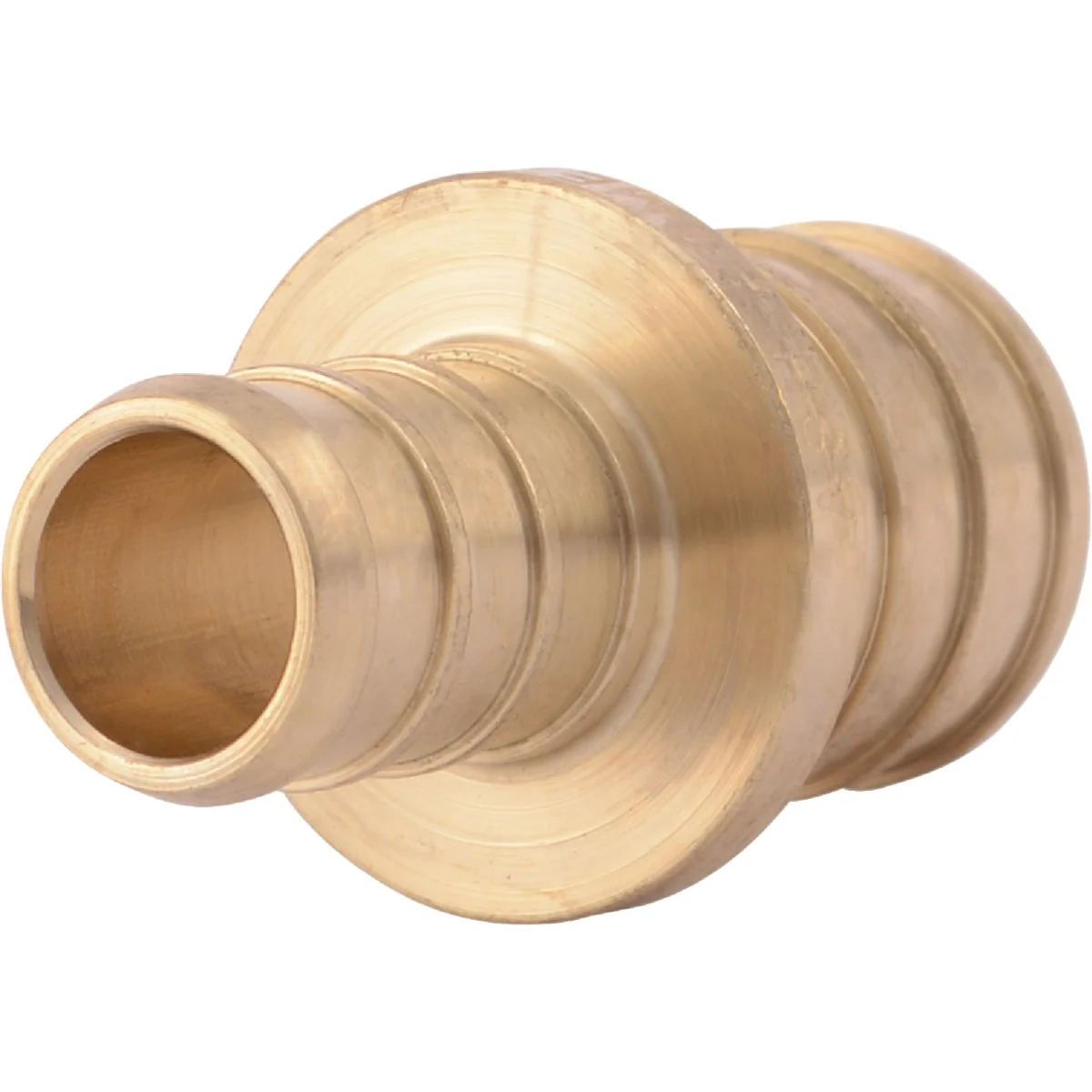 Practical SharkBite Lead- Insert 3 4 In. Barb x 1 2 In. Barb Brass PEX Coupling Consistent