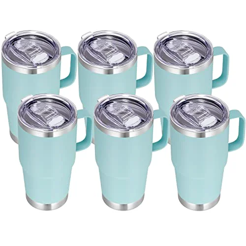 Next-Generation 20 oz Insulated Travel Coffee Mugs Set of 6 6 Count Top-Quality