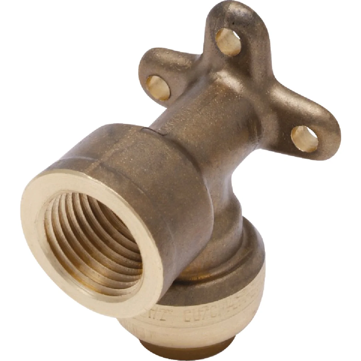 Trendy SharkBite 3 4 In. PTC x 3 4 In. FPT 90 Deg. Push-to-Connect Drop Ear Brass Elbow 1 4 Bend Efficient