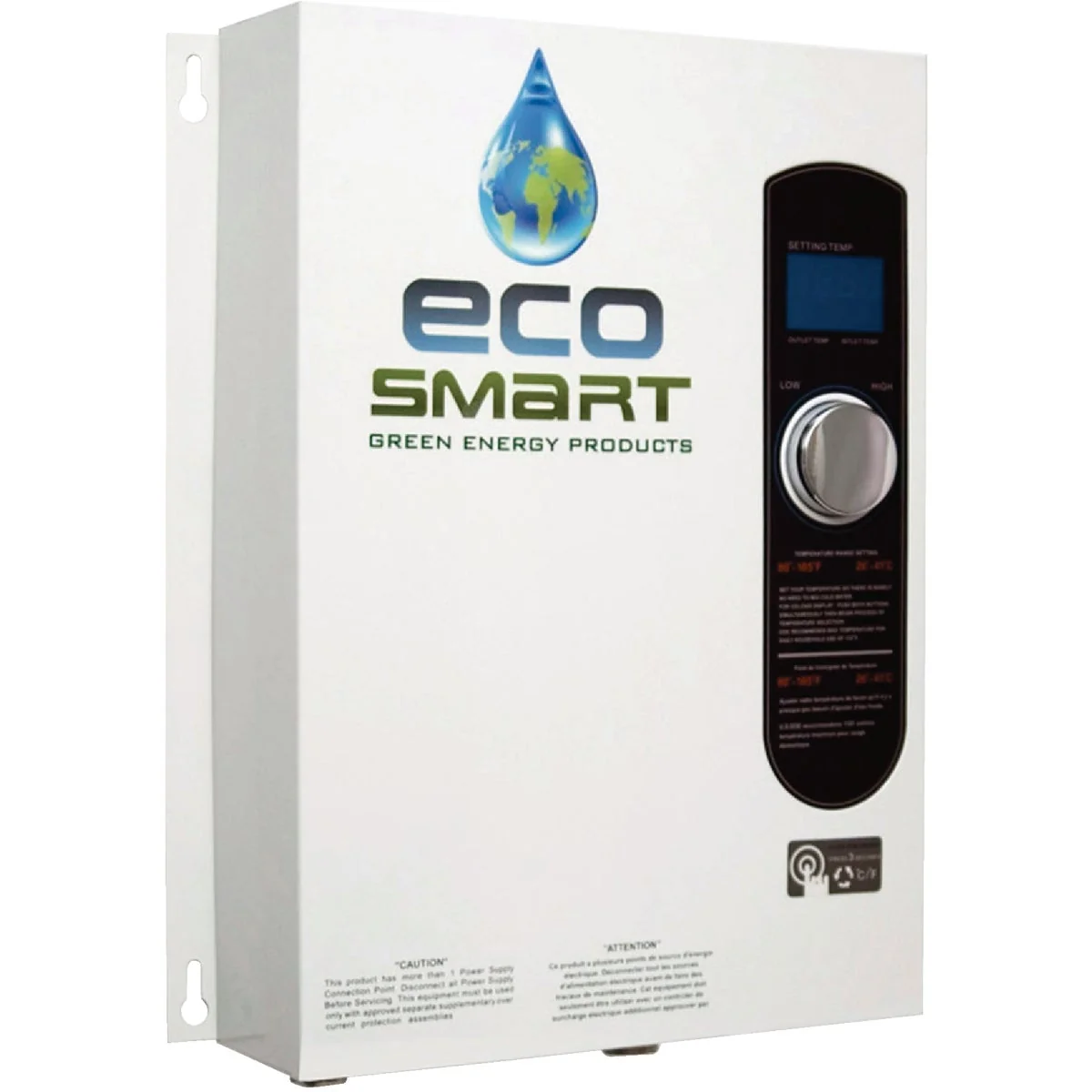 Healthy EcoSMART 240V Single Phase 18kW Tankless Electric Water Heater User-Friendly