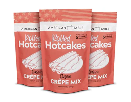 Secure Classic Rolled Hotcakes Crepe Mix by American Table 42 Ounce Environmentally Friendly