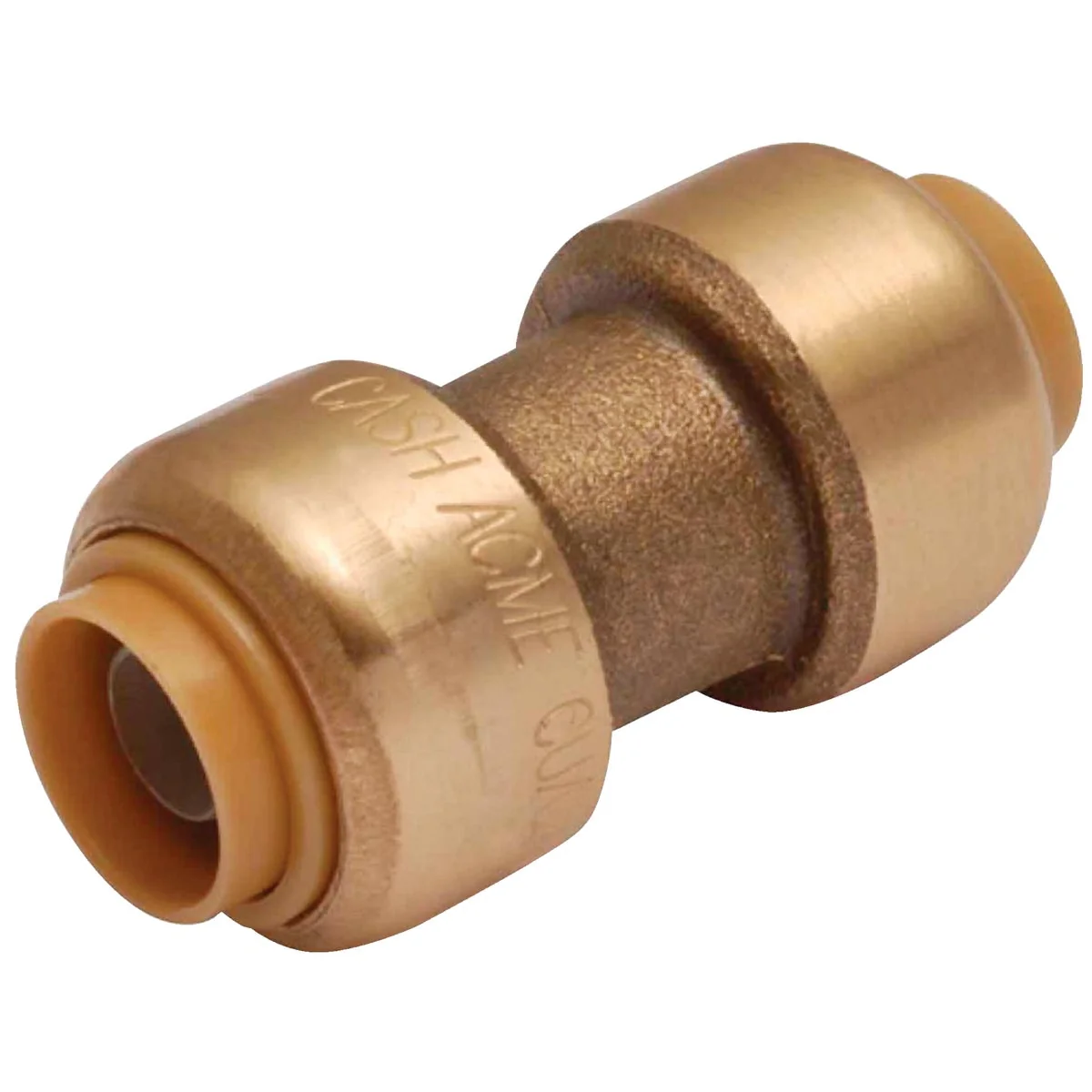 Carefully Designed SharkBite 3 8 In. 1 2 In. OD Push-to-Connect Straight Brass Coupling Genuine
