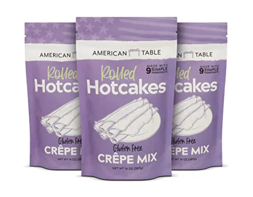 Professional Gluten Rolled Hotcakes Crepe Mix by American Table 42 Ounce Detailed