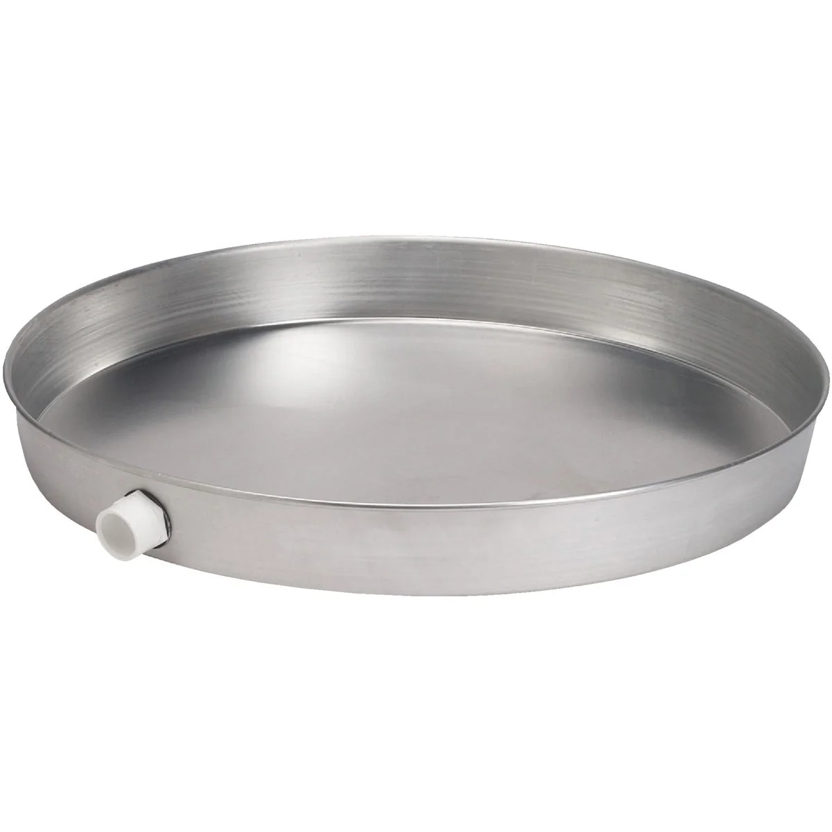 Excellent Oatey 20 In. Dia. Aluminum Water Heater Drain Pan with 1-1 2 In. PVC Fitting Elite