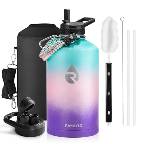 Safe One Gallon Water Bottle Insulated 128 oz Modern