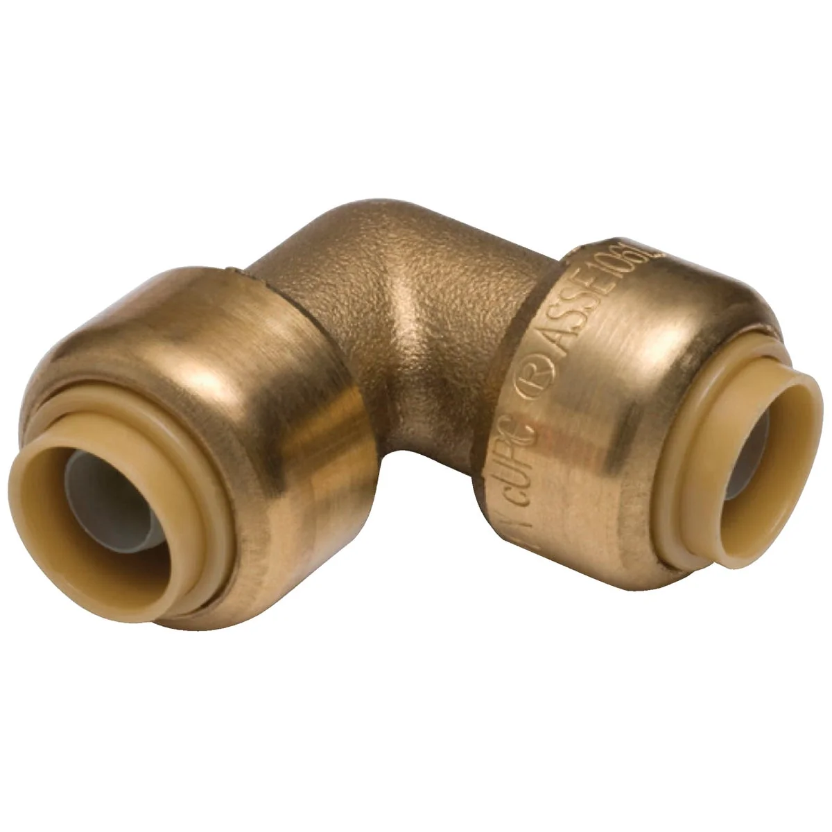 Easy-to-Use SharkBite 3 8 In. 1 2 In. OD x 3 8 In. 1 2 In. OD 90 Deg. Push-to-Connect Brass Elbow 1 4 Bend Effective