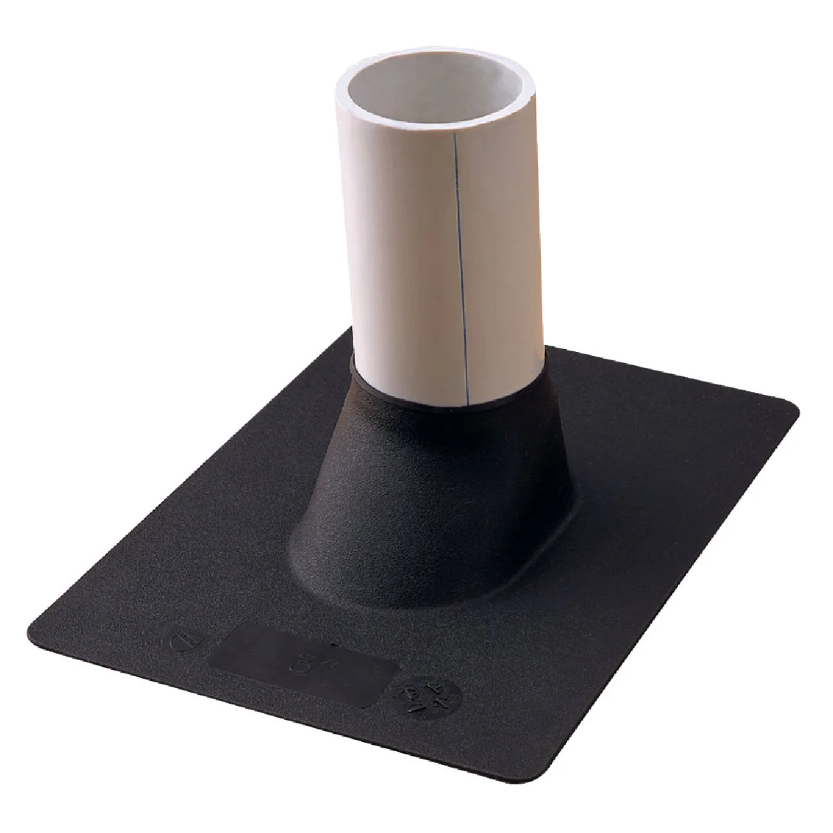 Outstanding Oatey Flex-Flash No-Calk 1-1 4 In. to 1-1 2 In. Elastomer Roof Pipe Flashing Natural