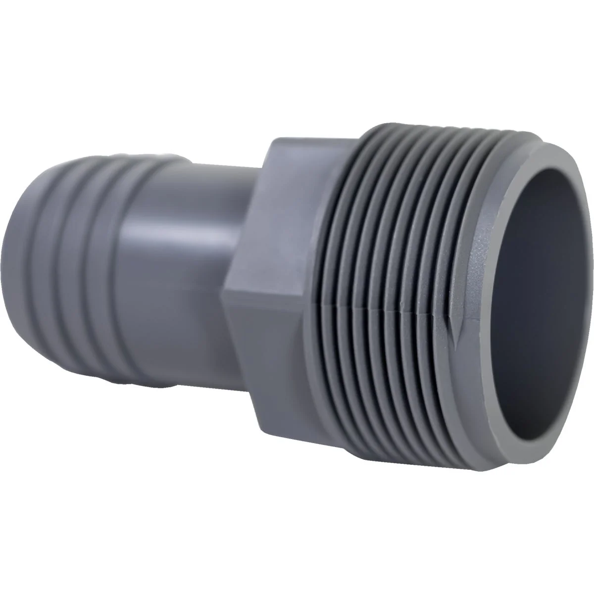 Unique Boshart 1-1 4 In. Insert x 1-1 2 In. MIP Reducing Polypropylene Hose Adapter Green