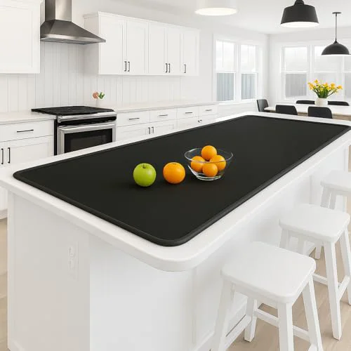 Stylish Silicone Mat 35.4 x23.6 Silicone Mats for Kitchen Counter Heat Resistant Mats for Countertop Detailed