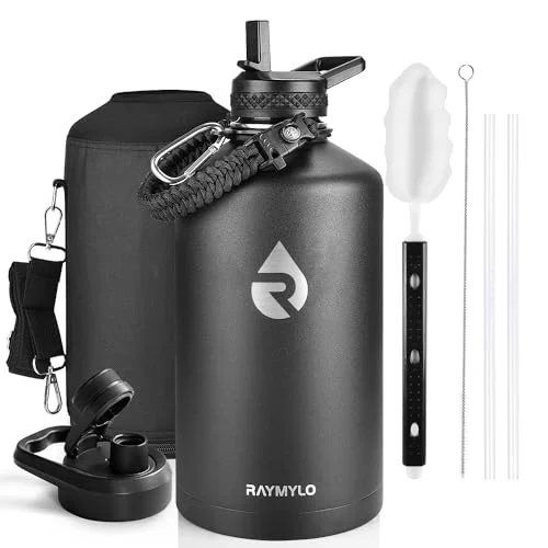 Smooth One Gallon Water Bottle Insulated 128 oz Optimized