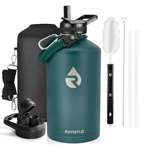 Clean One Gallon Water Bottle Insulated 128 oz High-Grade