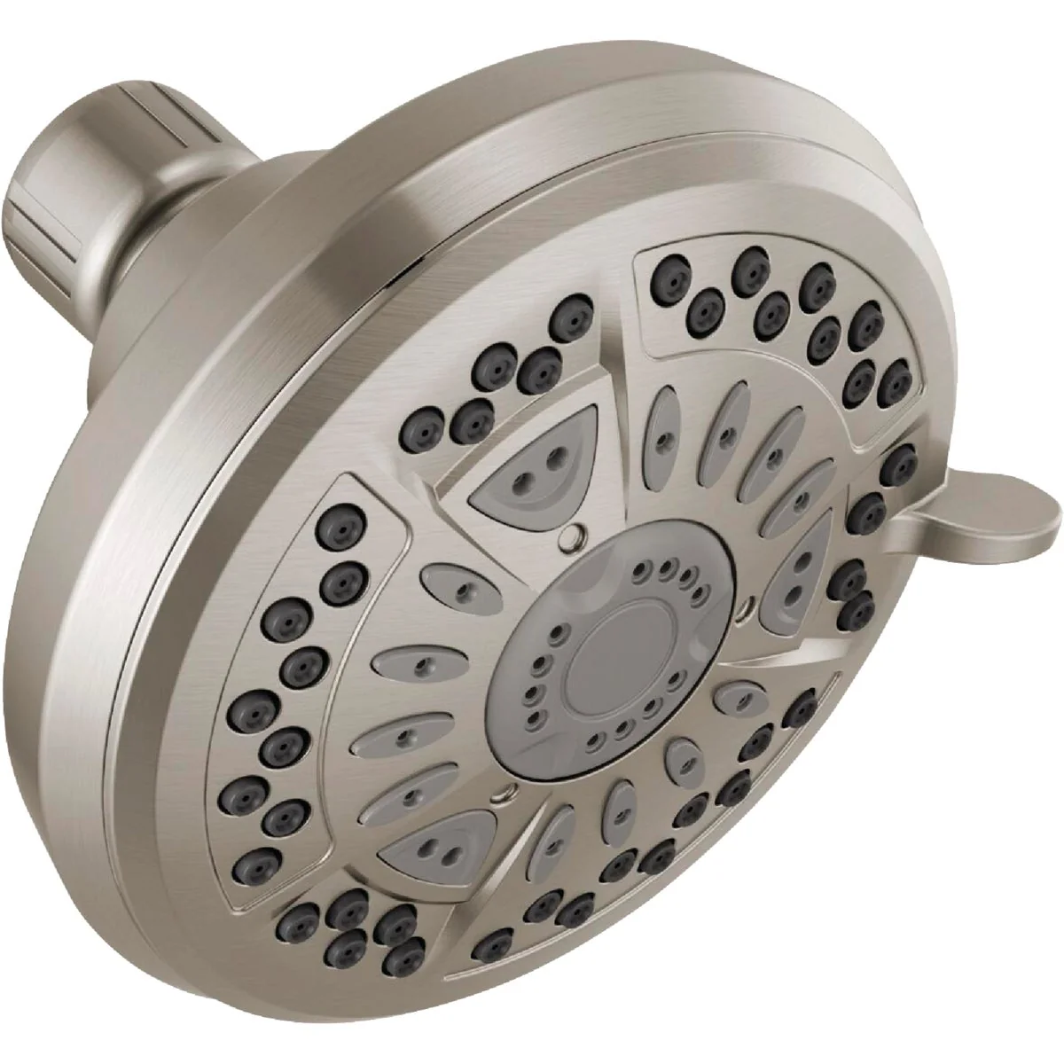 Fast Delta 6-Spray 1.75 GPM Fixed Showerhead with SpotShield Chrome Green