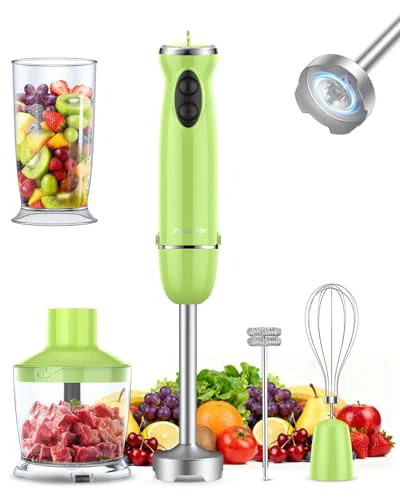 Healthy Immersion Blender Handheld 5 in 1 Hand Blender Premium