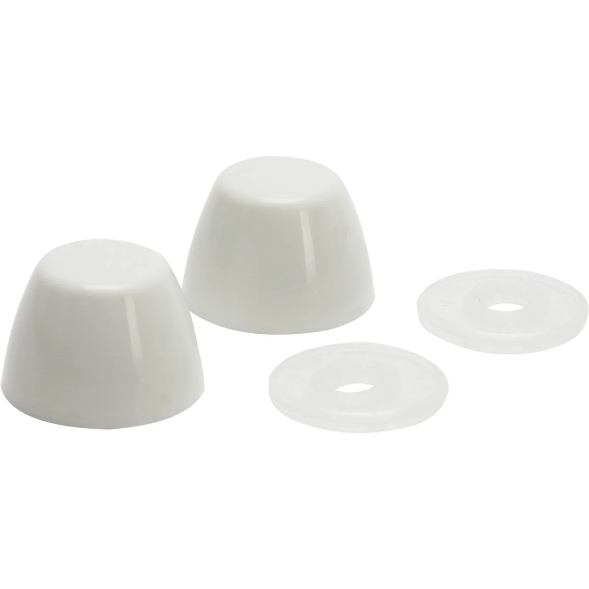 Elite Fluidmaster White Plastic Snap-On Toilet Bolt Caps 2-Pack Original