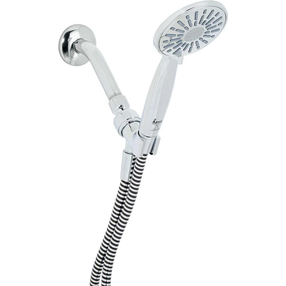 Enhanced Home Impressions 3-Spray 1.8 GPM Handheld Shower Chrome Genuine