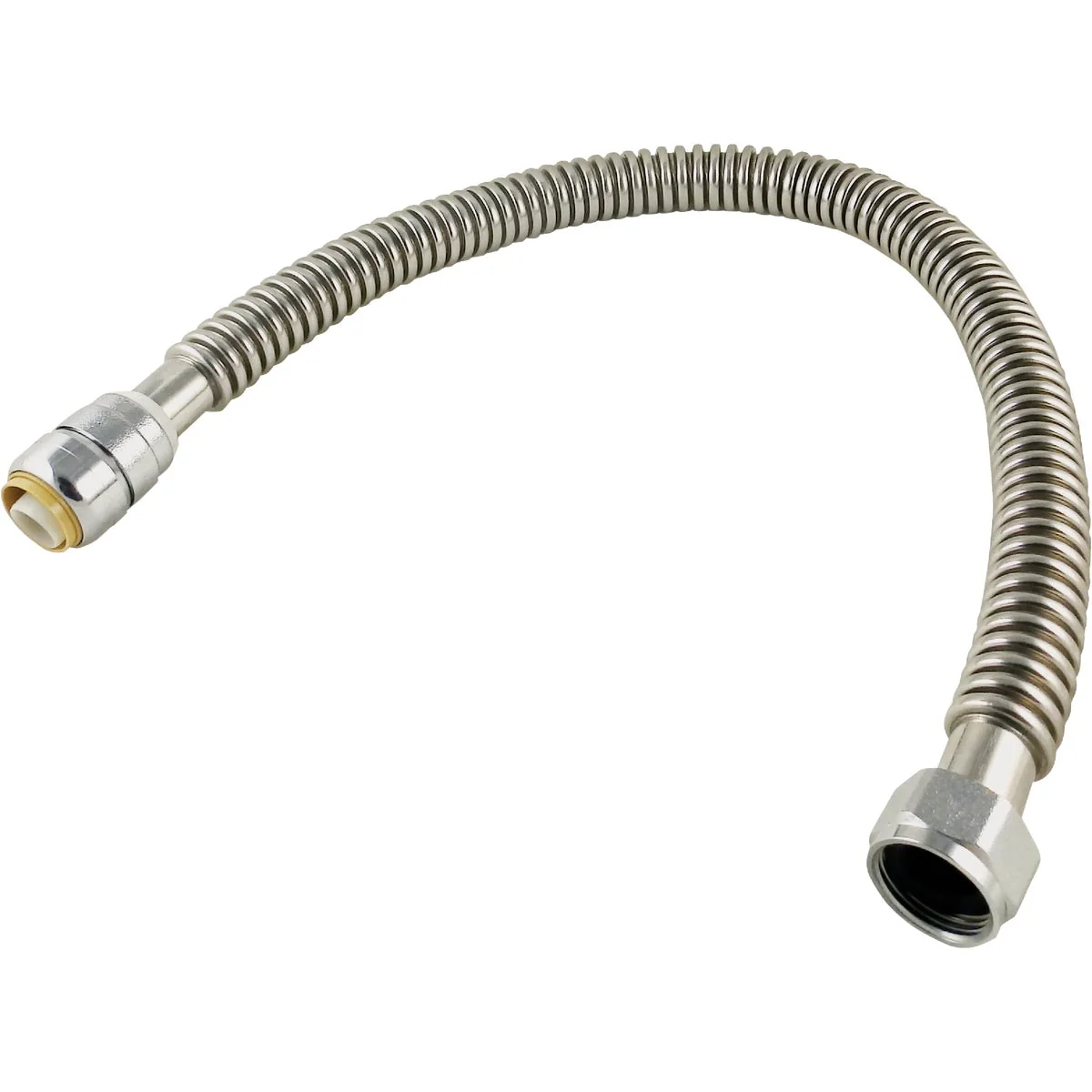 Safe SharkBite 3 4 In. SB x 3 4 In. FIP x 24 In. L Corrugated Stainless Steel Flexible Water Heater Connector Unique