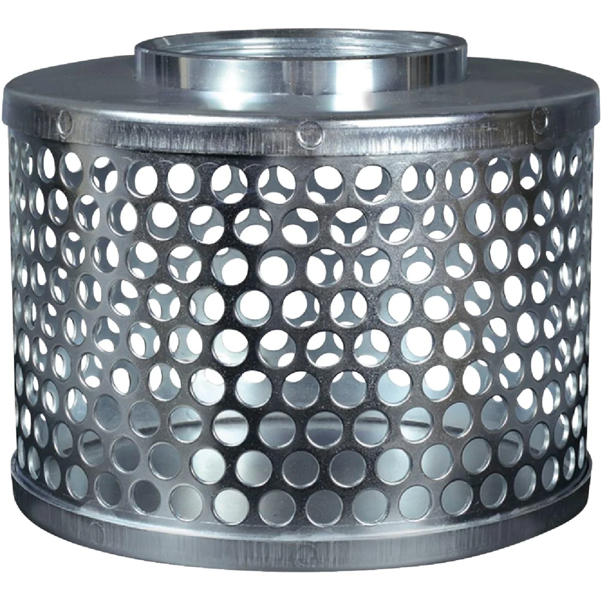Innovative Apache 2 In. ID Plated Steel Suction Hose Strainer Detailed