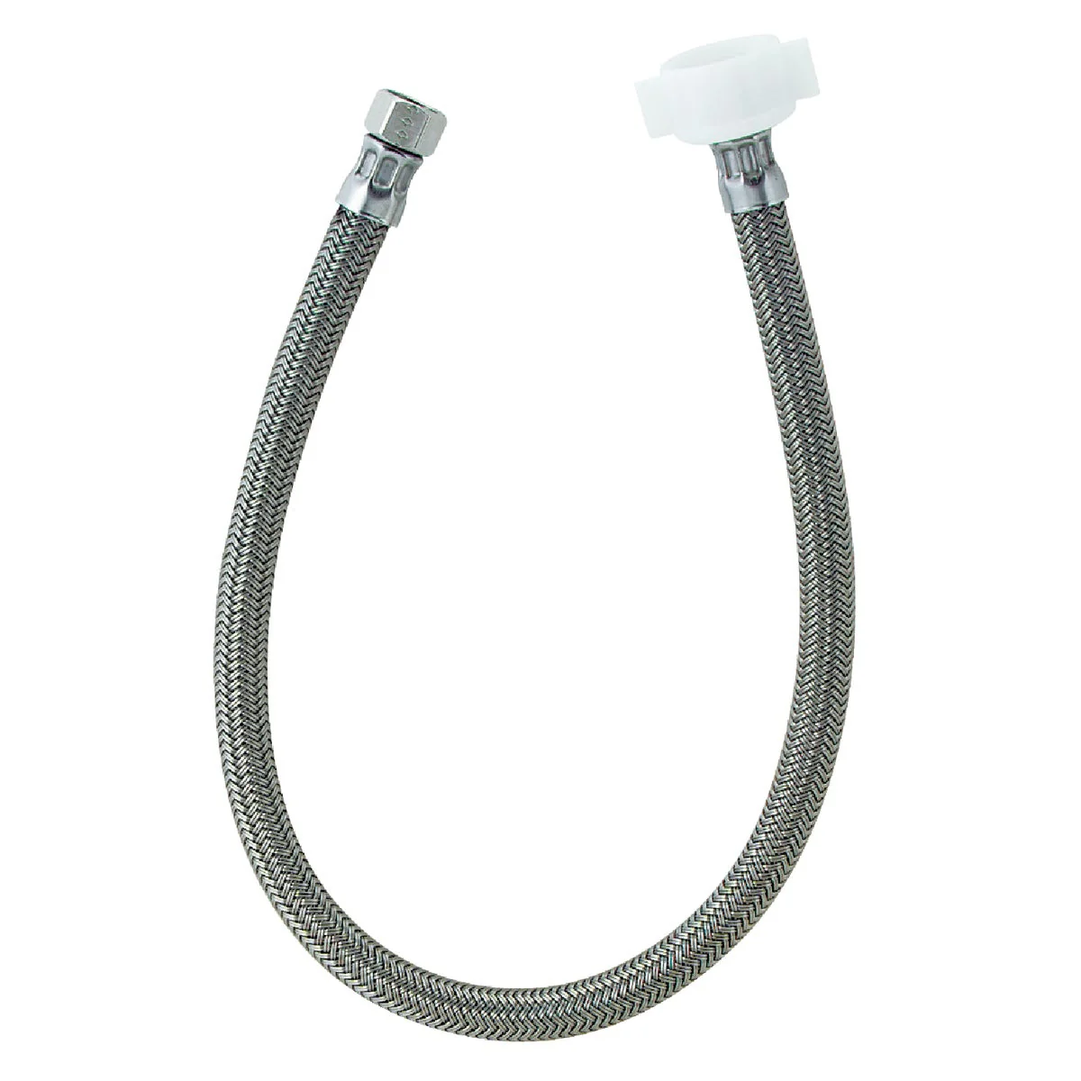 Enhanced BrassCraft Speedi Plumb PLUS 3 8 In. C X 1 2 In. F X 20 In. L Polymer Faucet Connector Flexible