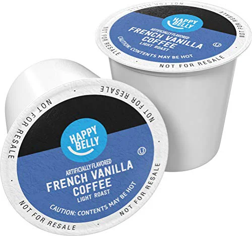 Organic Amazon Brand Happy Belly Light Roast Coffee Pods 100 Count High-Performance