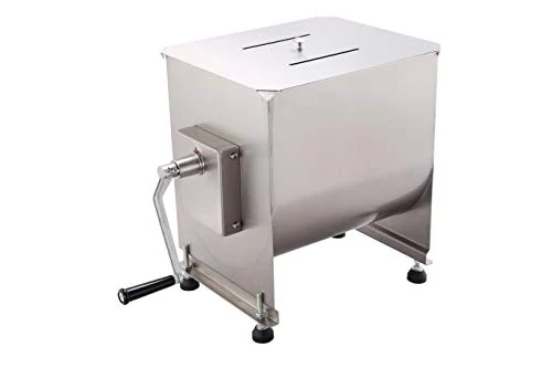 Minimalist CMI Commercial Stainless Steel Manual Meat Mixers with lid Relaxed