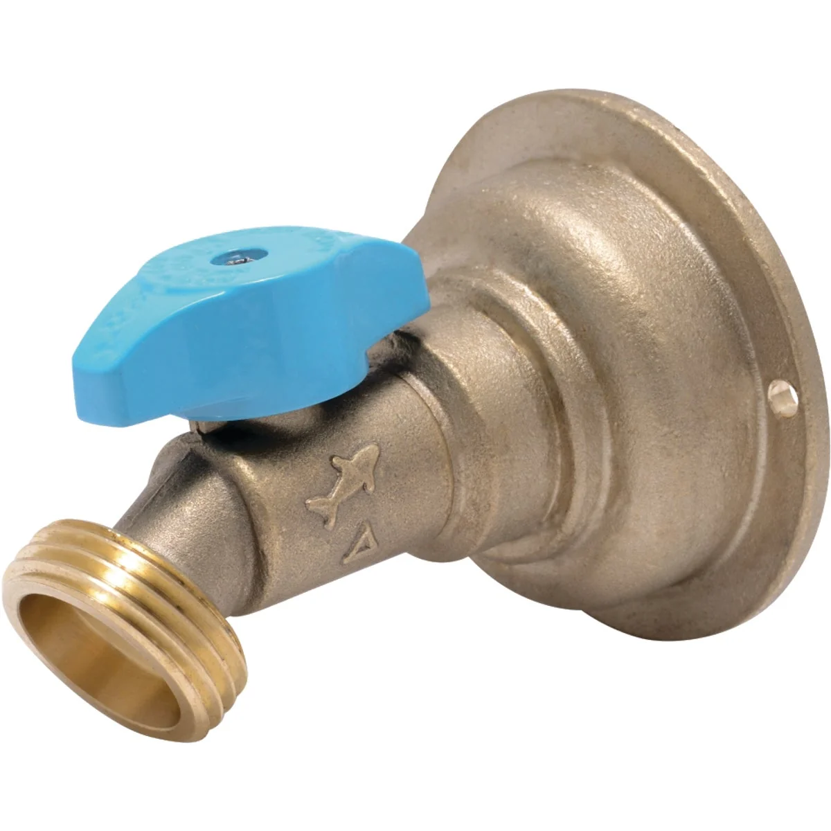 Smart Sharkbite 3 4 In. x 3 4 In. MHT Quarter Turn Brass No Kink 45 Degree Hose Bibb Proven