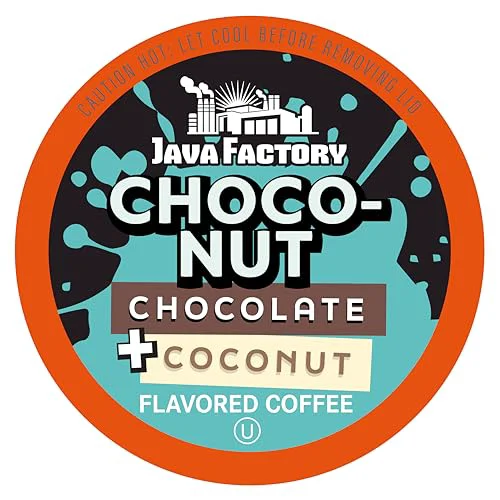 Premium Material Coffee Pods Chocolate and Coconut Coffee for Keurig K Cup Brewers 80 Count Top-Quality