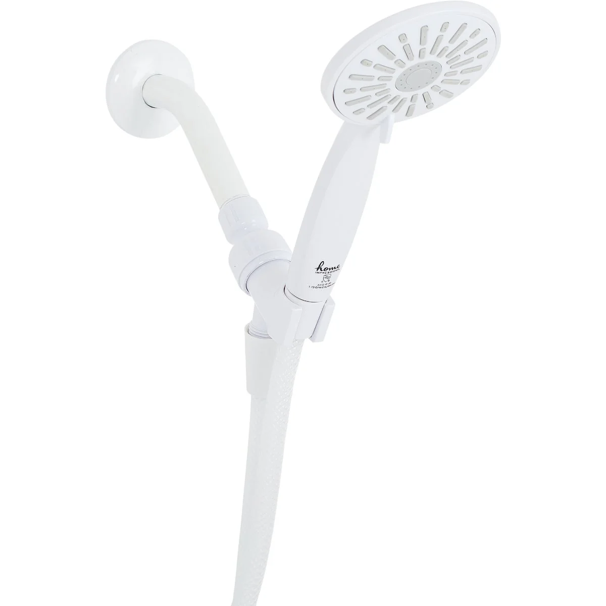 Fine Home Impressions 3-Spray 1.8 GPM Handheld Shower White Consistent