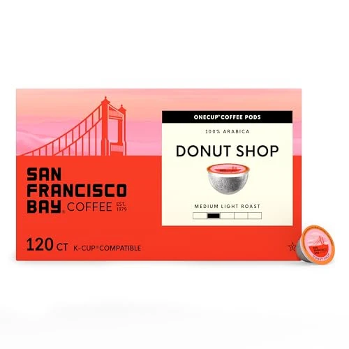 Professional Donut Shop K Cup Compatible Coffee Pods 120 Count High-Grade