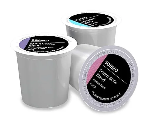 Smooth Variety Pack Light and Medium Roast Coffee Pods 100 Count Solid