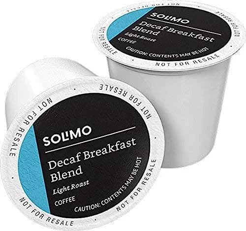 Contemporary Solimo Decaf Light Roast Coffee Pods 100 Count Exclusive