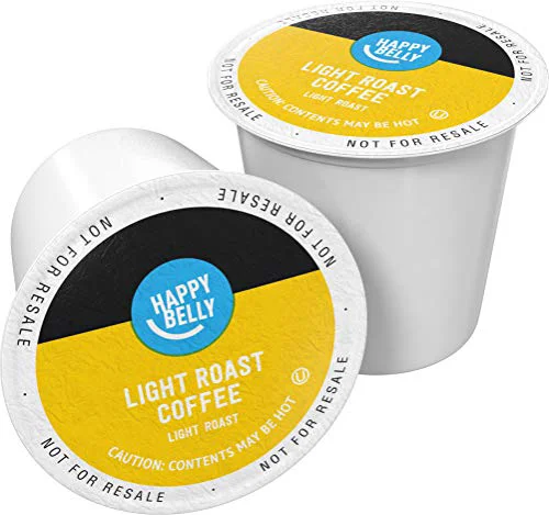 Casual Amazon Brand Happy Belly Light Roast Coffee Pods 100 Count Comfortable