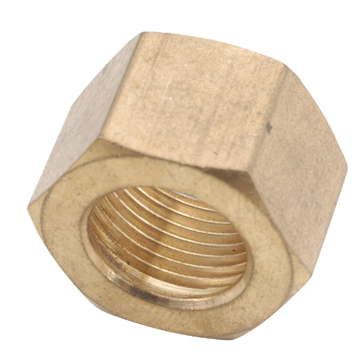 High-End Anderson Metals 1 4 In. Brass Compression Nut 50-Pack Healthy