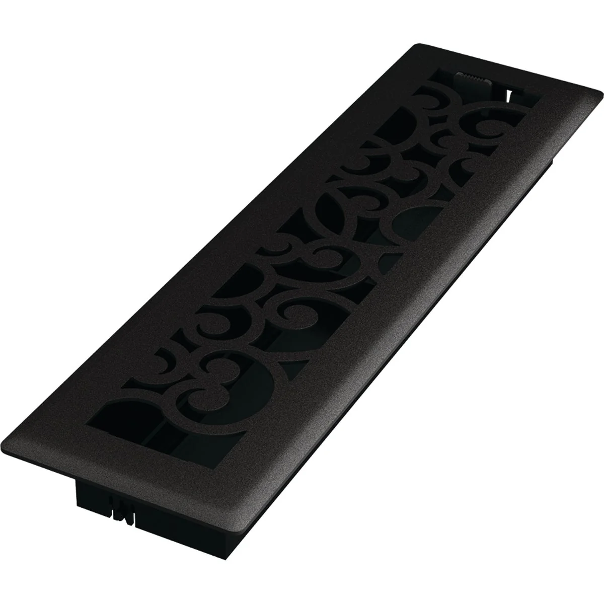 Exceptional Imperial Wonderland 2-1 4 In. x 12 In. Black Iron Steel Floor Register Official