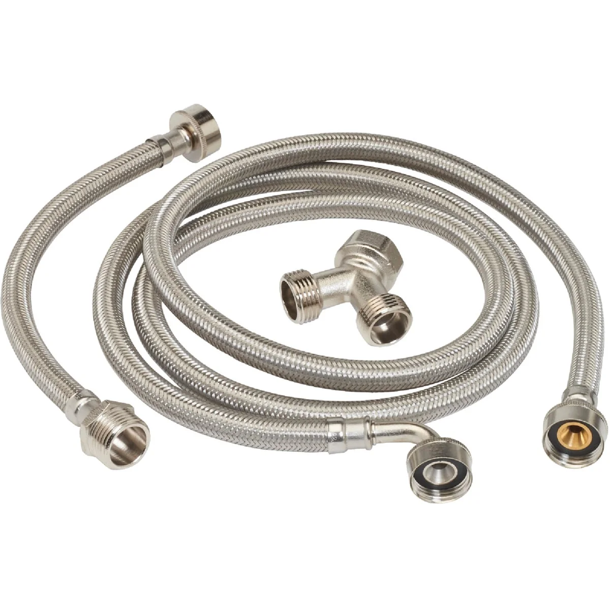 Next-Generation ProLine 3 4 In. FHT x 12 In. L Appliance Connector Kit for Steam Dryer Artisan