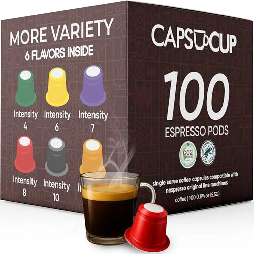 Modern Nespresso Compatible Coffee Pods 100 Count Variety Pack Green