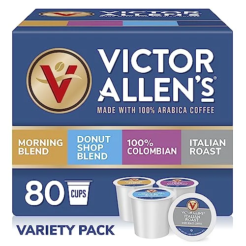 Dependable Victor Allen's 80 Count Single Serve Cup Variety Pack of Morning Blend Comfortable