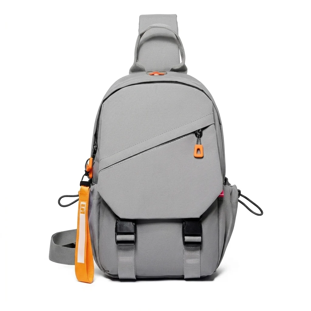 Versatile Unisex Waterproof Nylon Crossbody Chest Sling Backpack High-End
