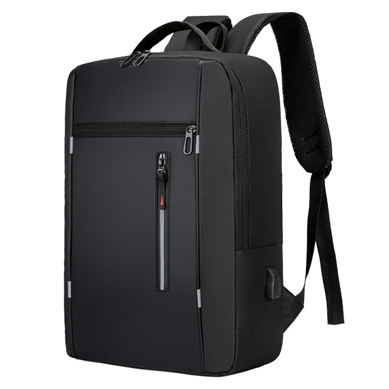 Casual Men's Fashion Nylon Large Capacity 15.6 Inch Laptop Travel Backpack Refined