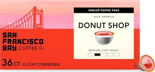 Top-Quality Donut Shop K Cup Compatible Coffee Pods 36 Count Original Design