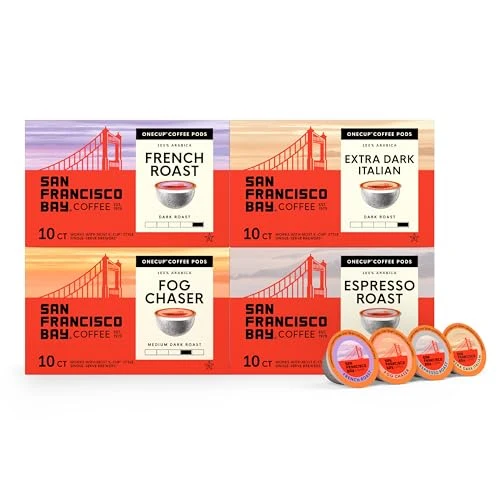 Long-Lasting Variety Pack Dark Roast K 40 Count Reusable