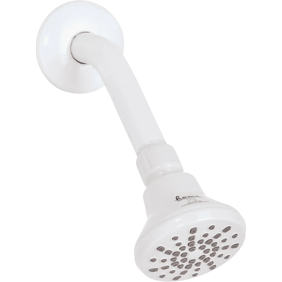 Original Home Impressions 1-Spray 1.8 GPM Fixed Showerhead White Exceptional