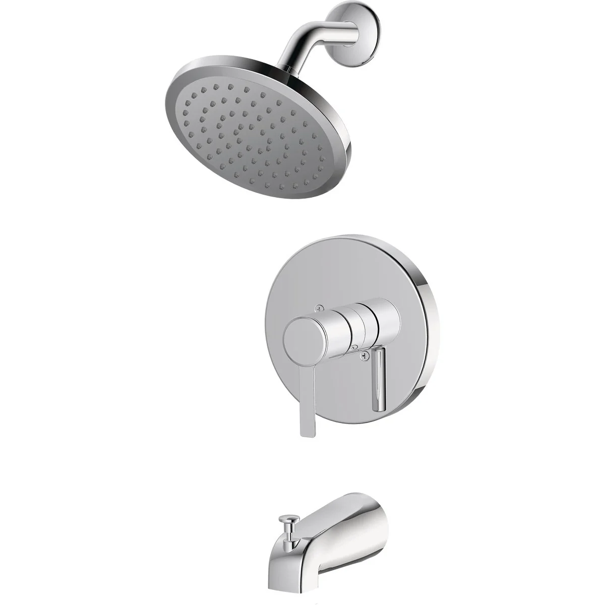 Carefully Designed Home Impressions Chrome Single-Handle Lever Tub Shower Faucet Environmentally Friendly